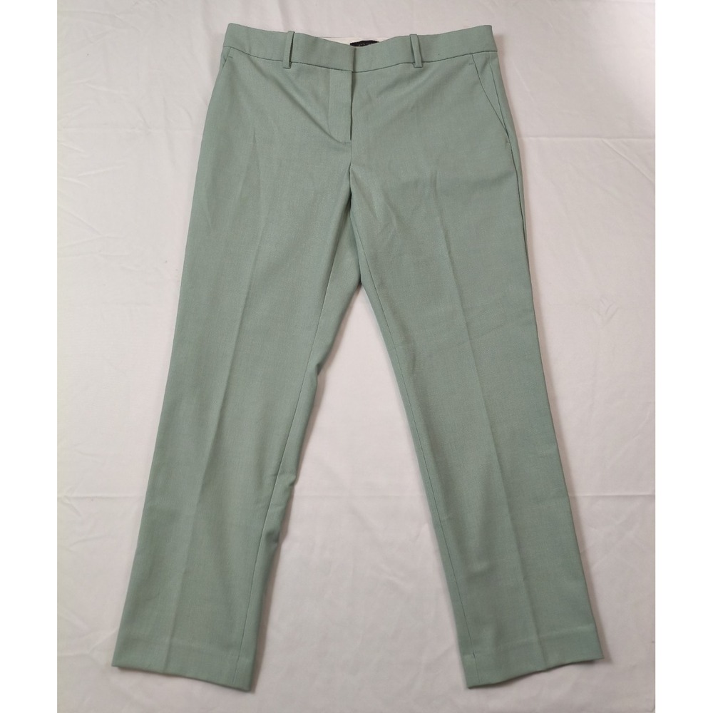 Ann Taylor The Ankle Midrise 6P Chino Stretch Career Business Casual Office Sage